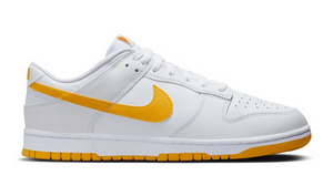 nike dunk low White University Gold