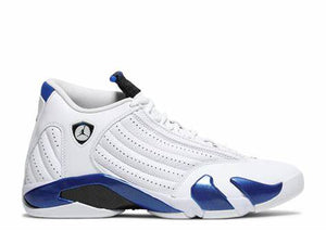 Jordan 14 Retro White Hyper Royal (GS)