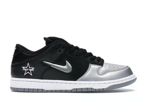 Nike SB Dunk Low Supreme Jewel Swoosh Silver